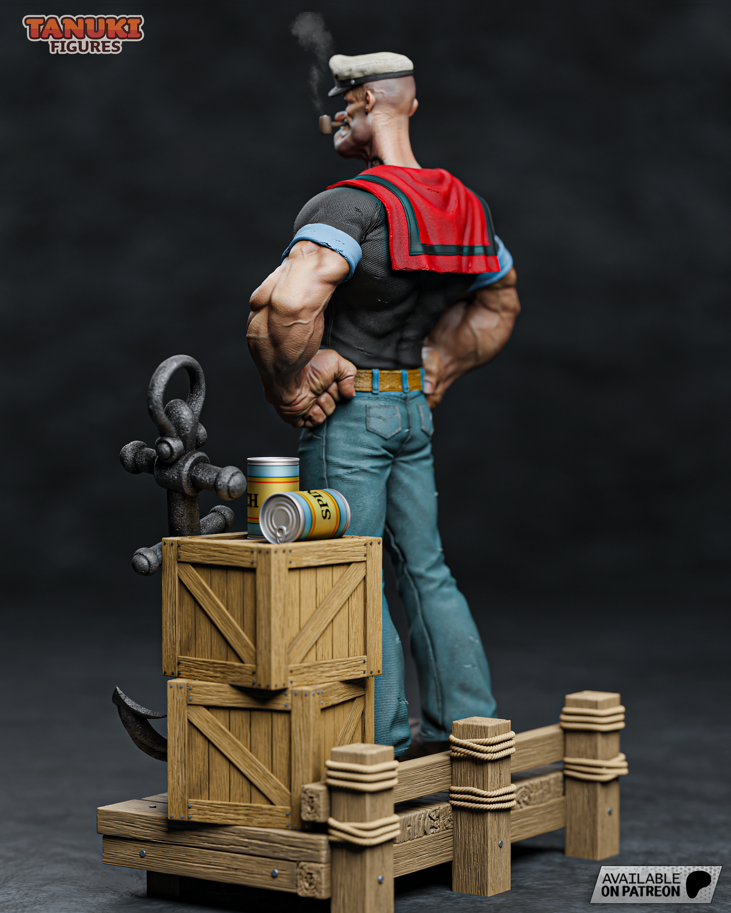 Popeye Statue
