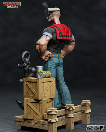 Popeye Statue