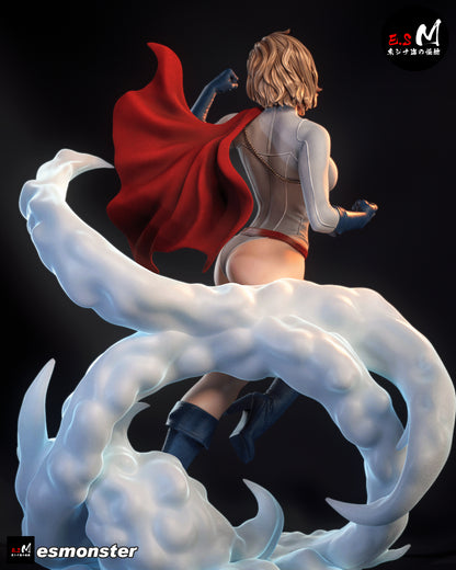 Power Girl Statue 3D-Printed Kit
