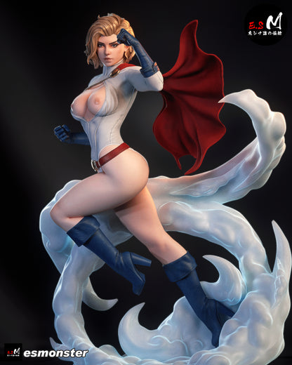 Power Girl Statue 3D-Printed Kit