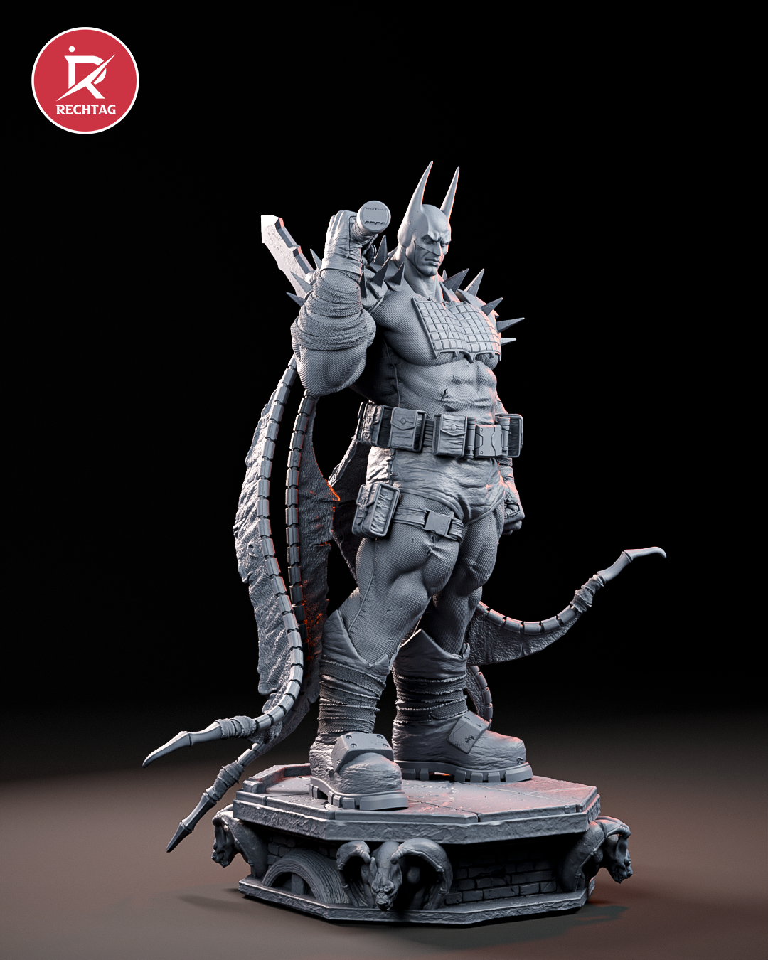 Absolute Batman Statue 3D-Printed Kit