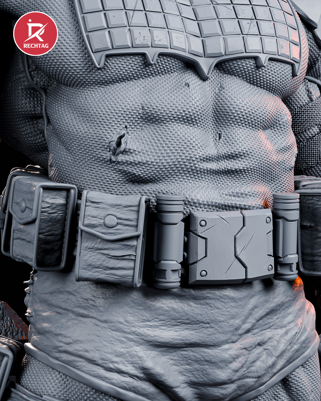 Absolute Batman Statue 3D-Printed Kit