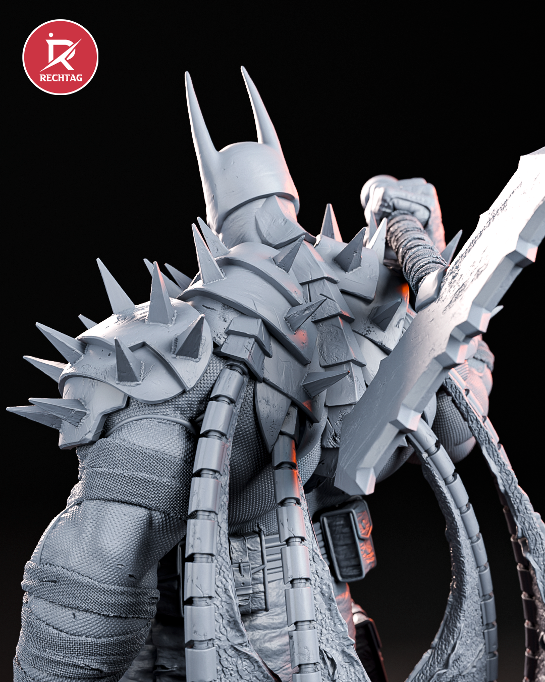 Absolute Batman Statue 3D-Printed Kit
