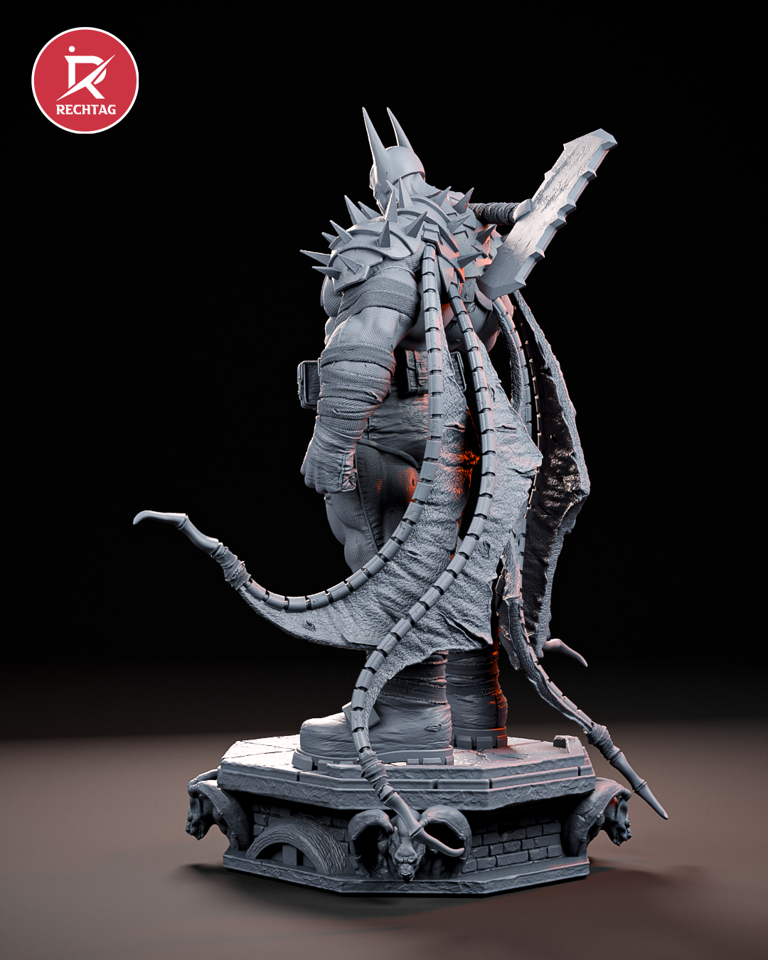 Absolute Batman Statue 3D-Printed Kit