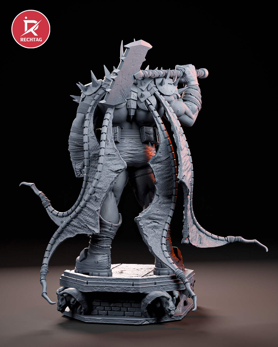 Absolute Batman Statue 3D-Printed Kit