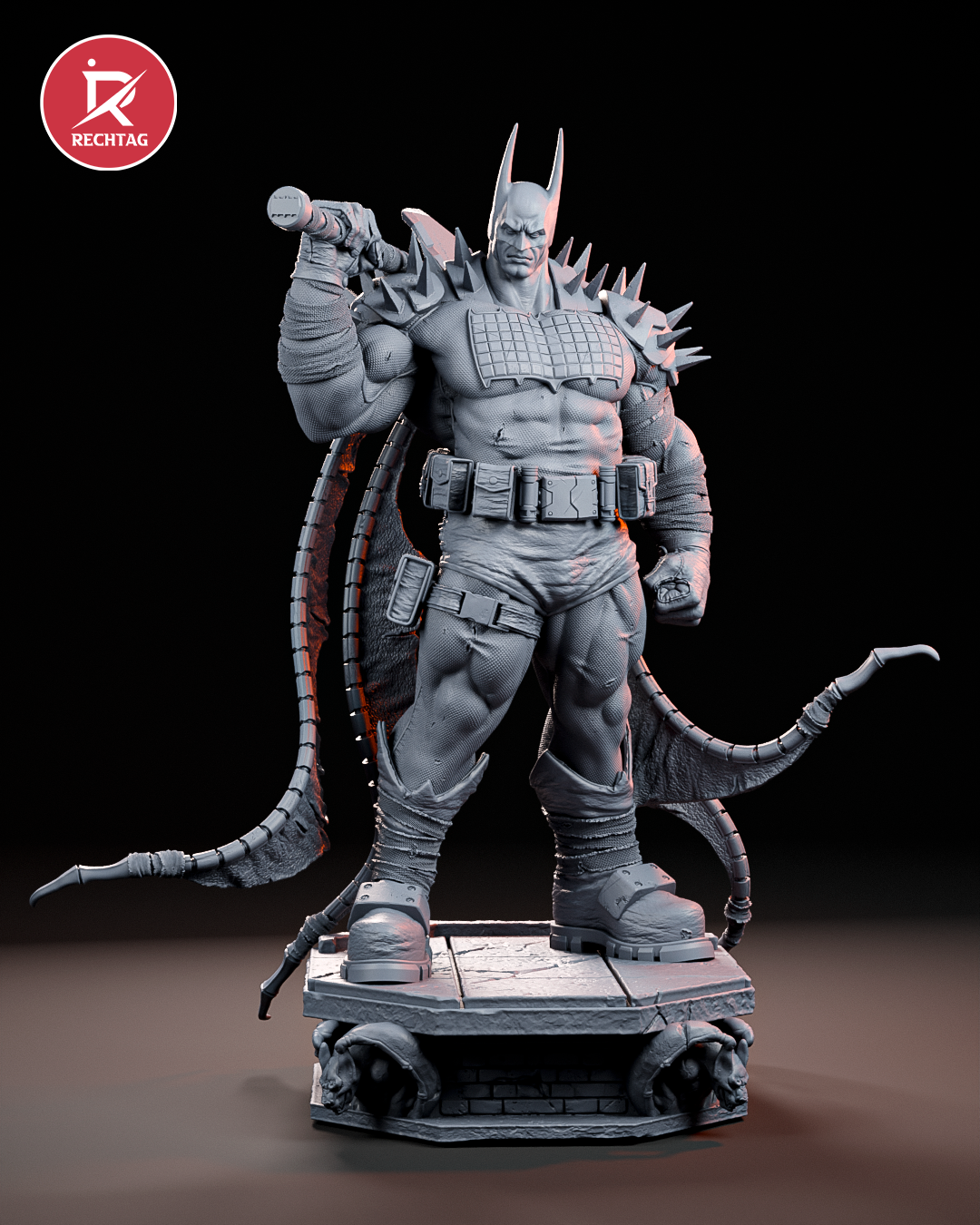 Absolute Batman Statue 3D-Printed Kit