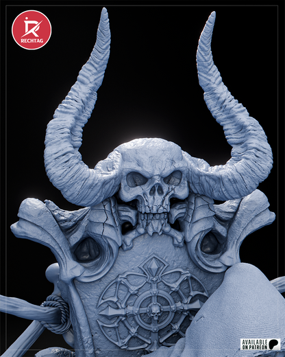Skeletor Statue 3D-Printed Kit