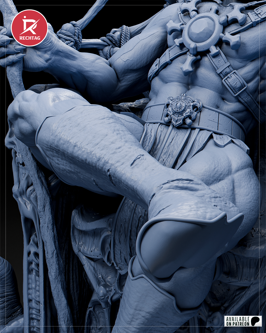 Skeletor Statue 3D-Printed Kit