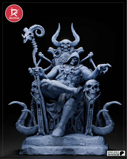Skeletor Statue 3D-Printed Kit