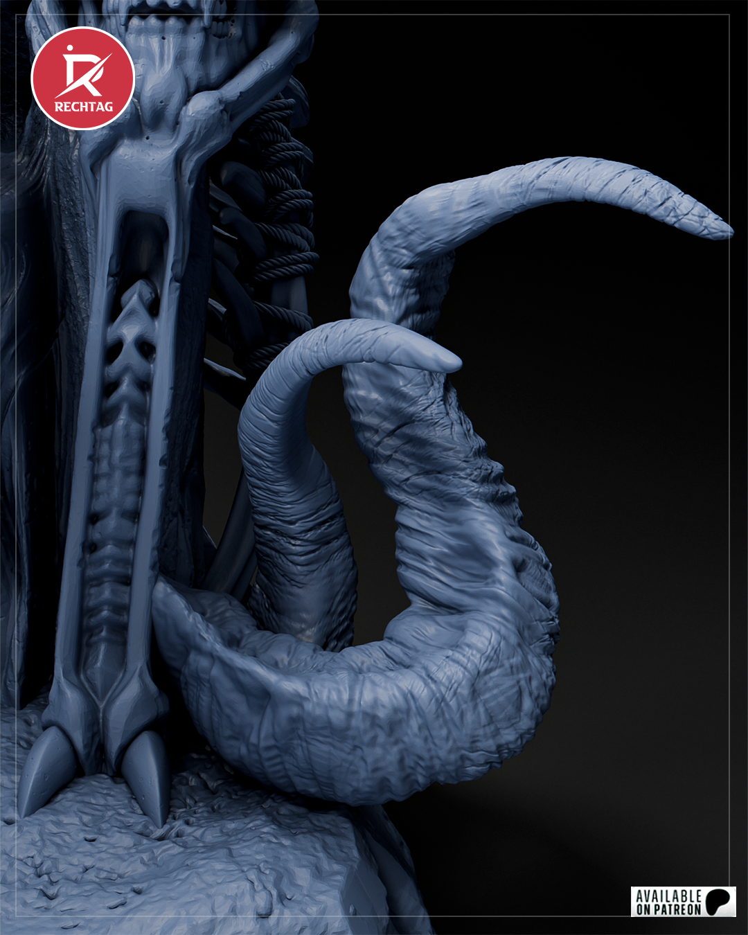 Skeletor Statue 3D-Printed Kit