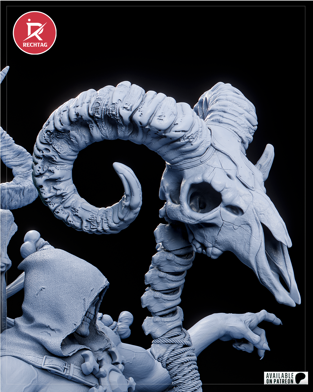 Skeletor Statue 3D-Printed Kit