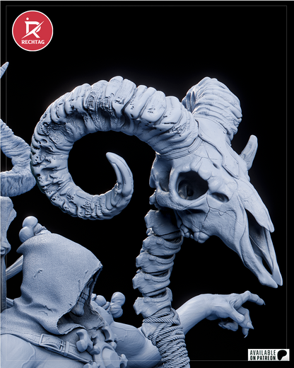 Skeletor Statue 3D-Printed Kit