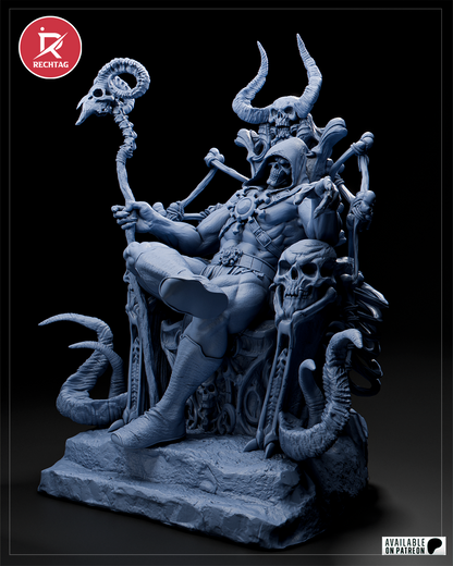 Skeletor Statue 3D-Printed Kit