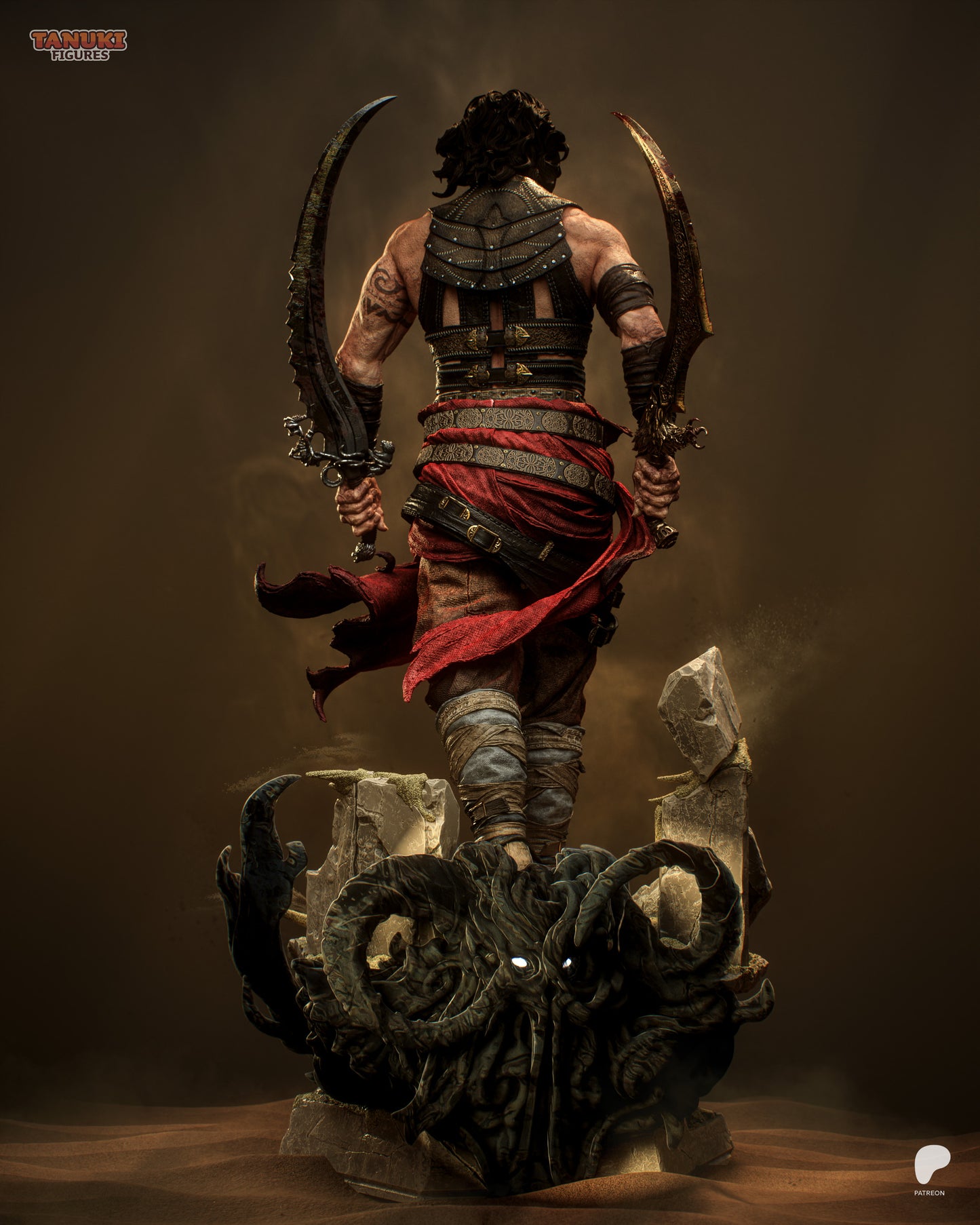 Prince Of Persia Statue 3D-Printed Kit