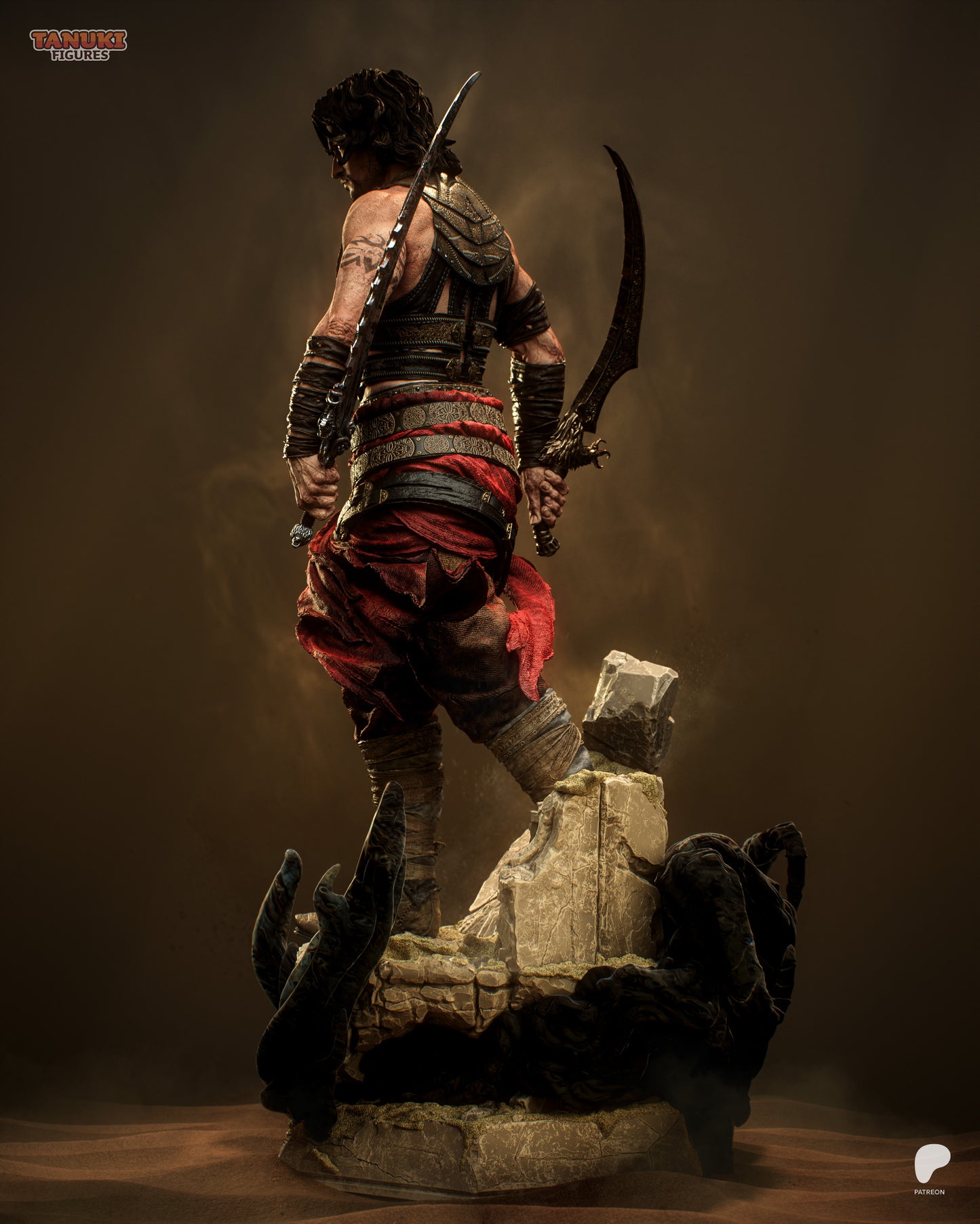 Prince Of Persia Statue 3D-Printed Kit