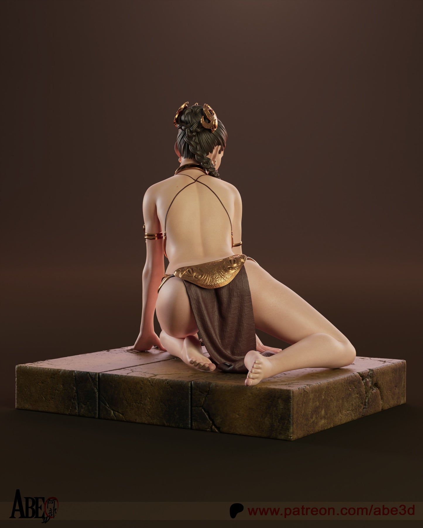 Princess Leia Statue 3D-Printed Kit