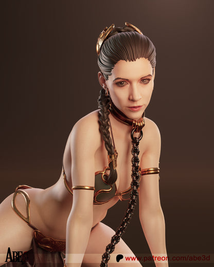 Princess Leia Statue 3D-Printed Kit