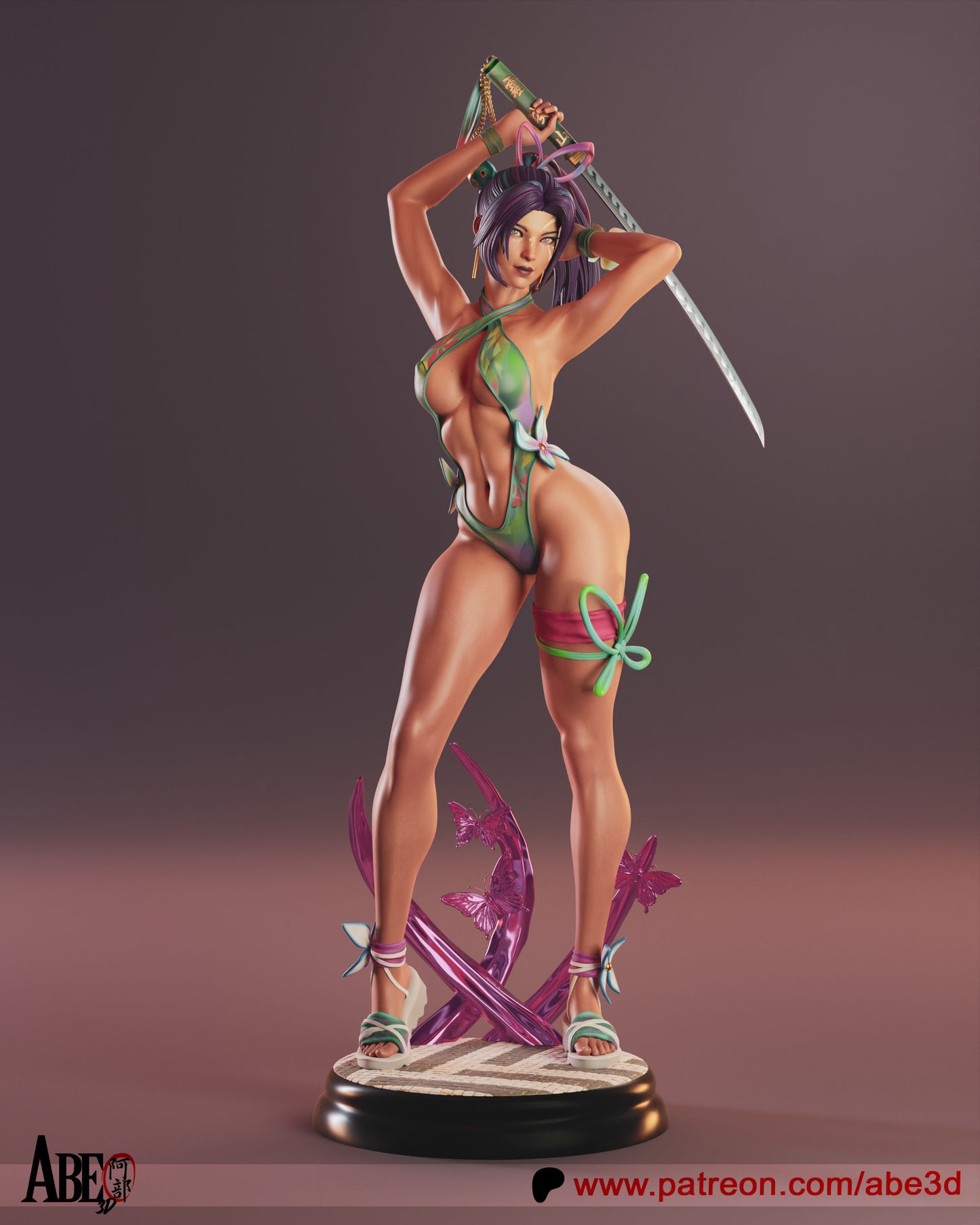 Psylocke Breezy Butterfly Statue