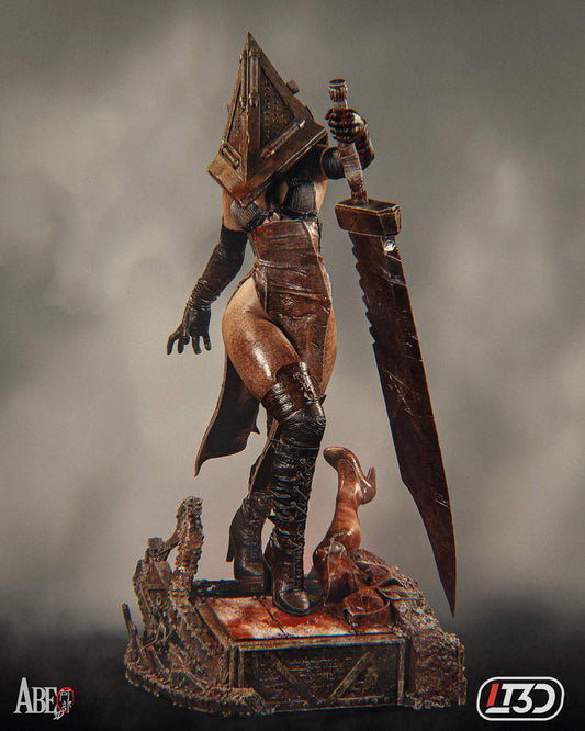 Pyramid Head Statue 3D-Printed Kit