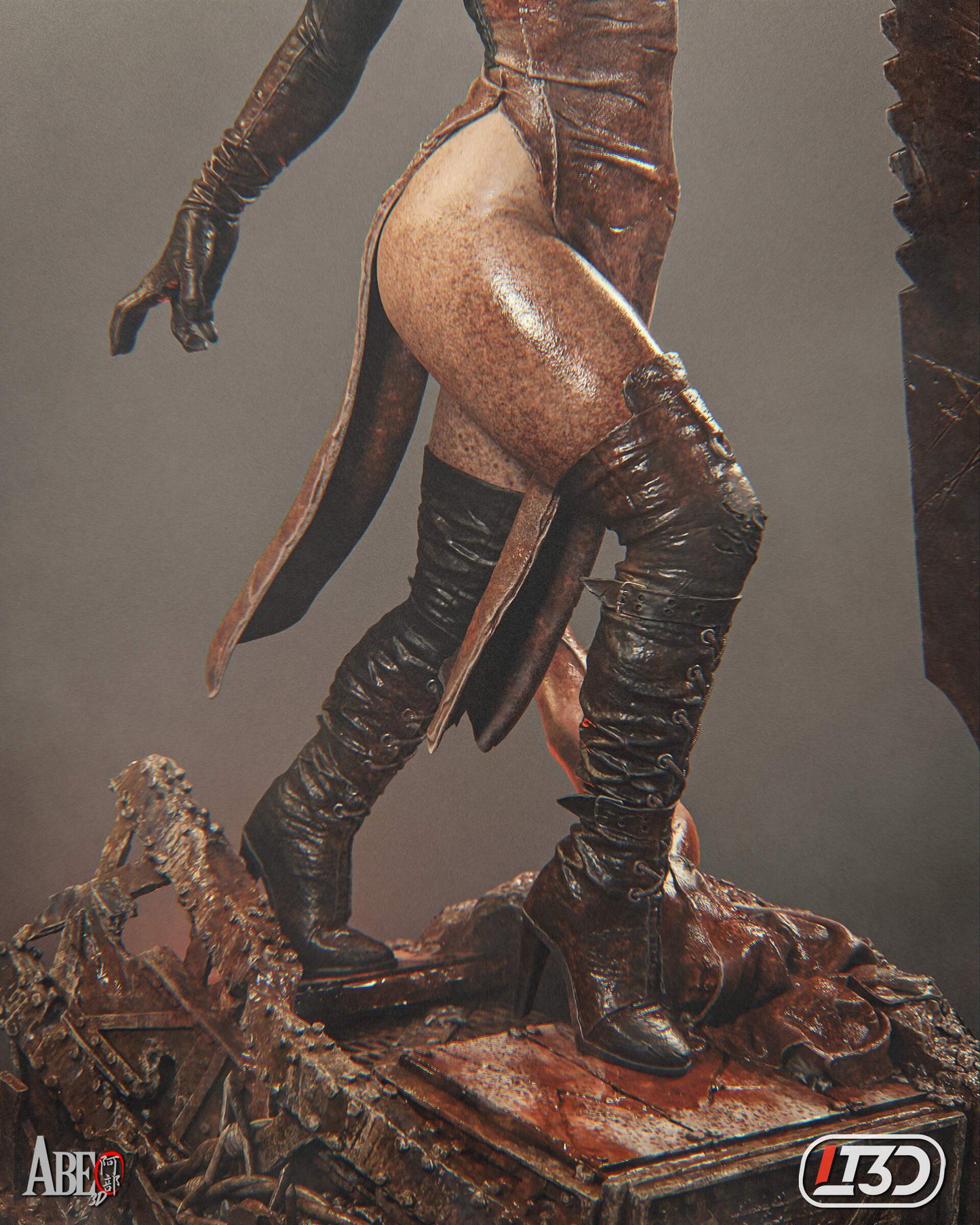 Pyramid Head Statue 3D-Printed Kit