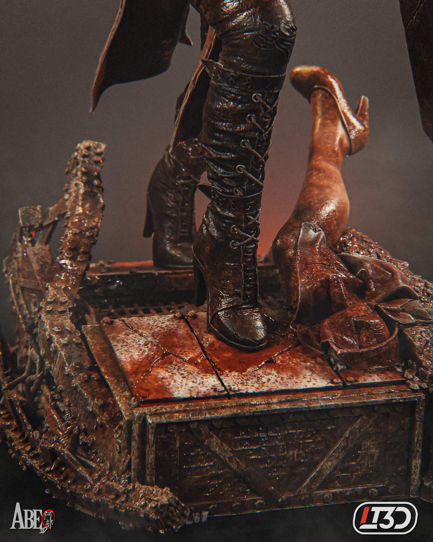 Pyramid Head Statue 3D-Printed Kit
