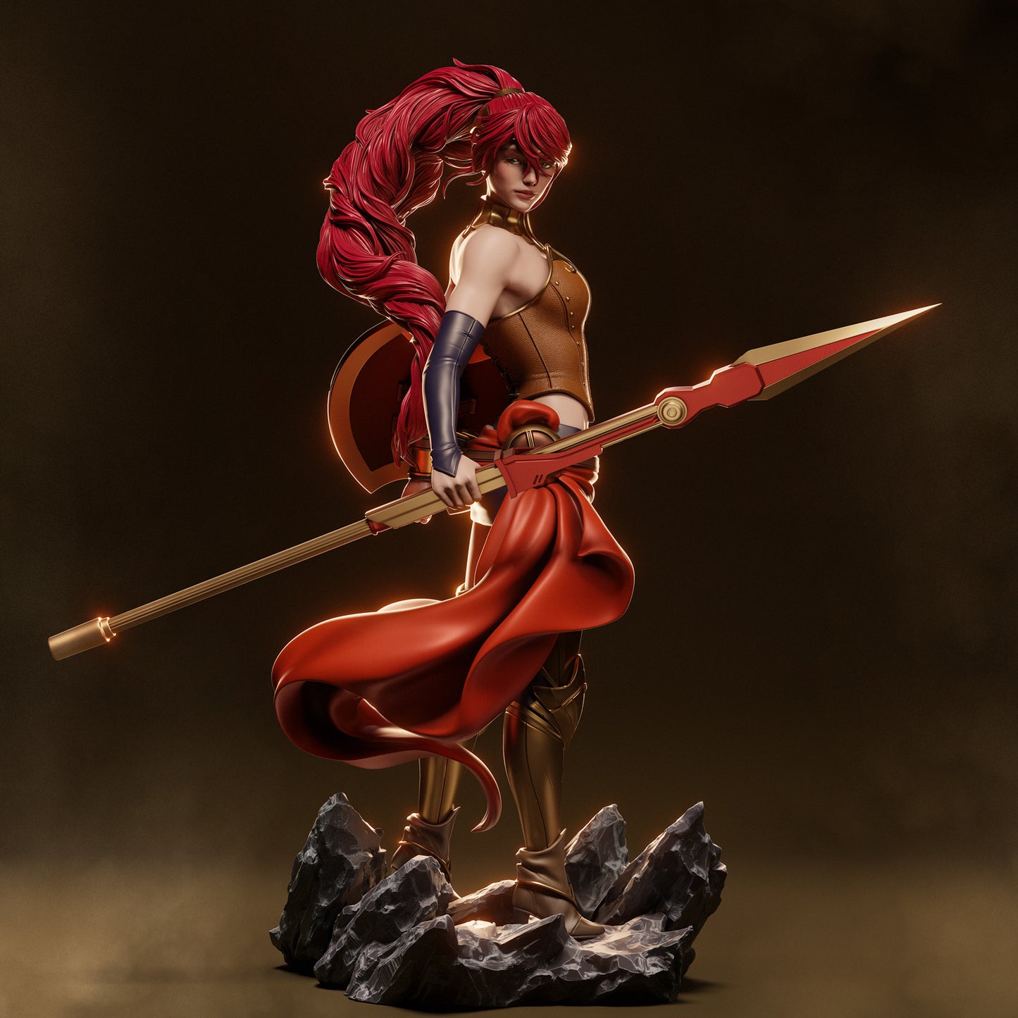 Pyrrha Nikos Statue