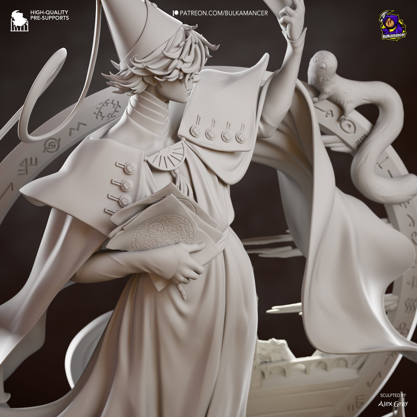 Quifrey Statue 3D-Printed Kit