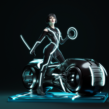 Quorra Statue