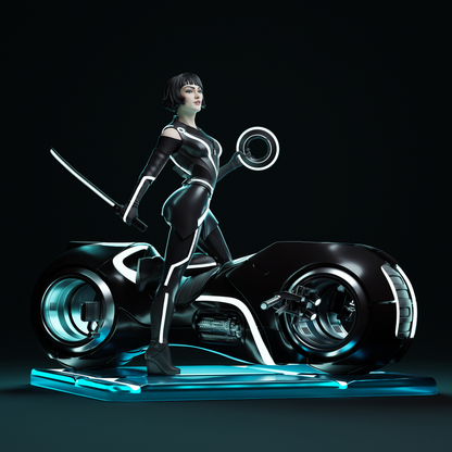 Quorra Statue