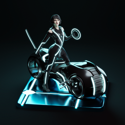 Quorra Statue