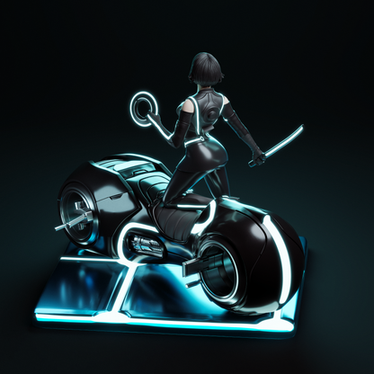 Quorra Statue