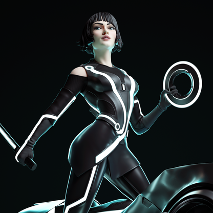 Quorra Statue