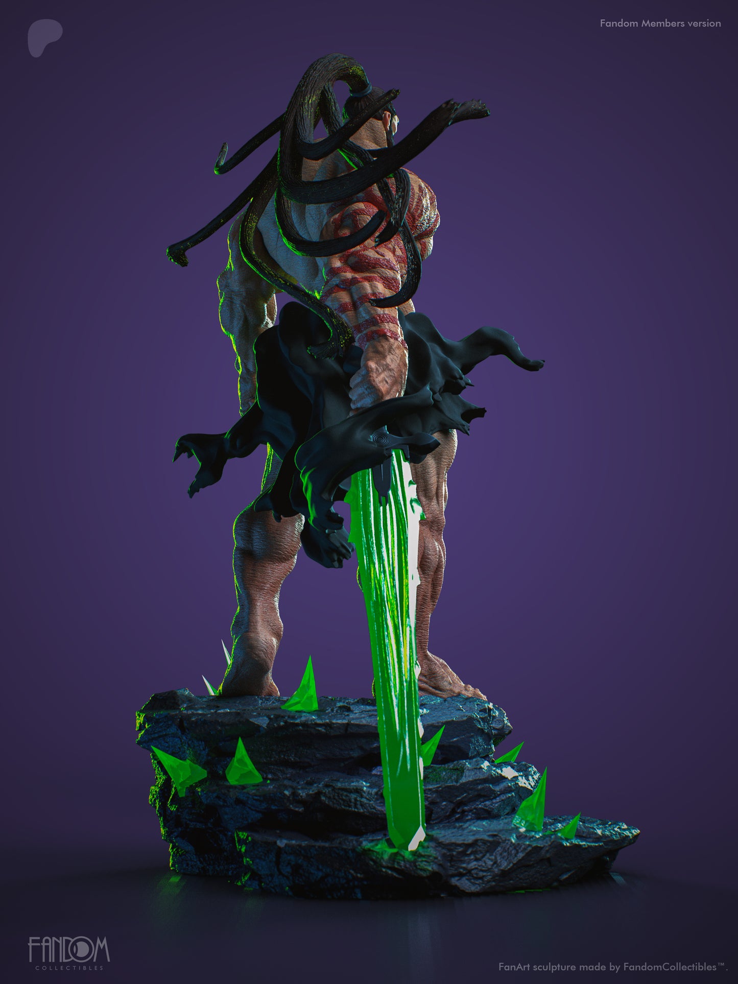 Absolute Ra's Al Ghul Statue 3D-Printed Kit