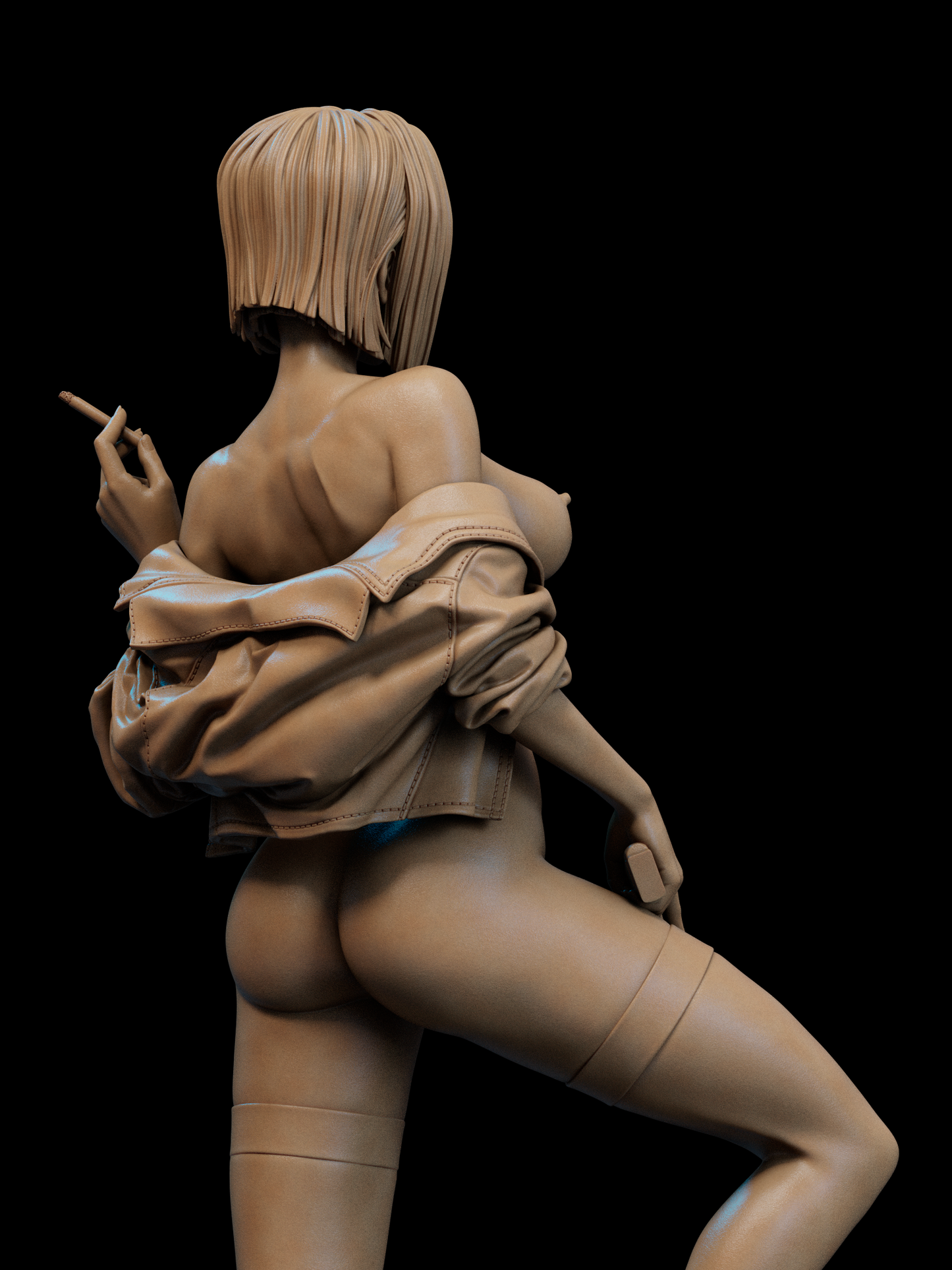 Faye Valentine Statue 3D-Printed Kit