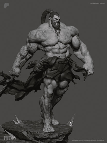 Absolute Ra's Al Ghul Statue 3D-Printed Kit
