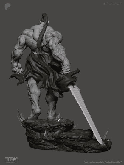 Absolute Ra's Al Ghul Statue 3D-Printed Kit