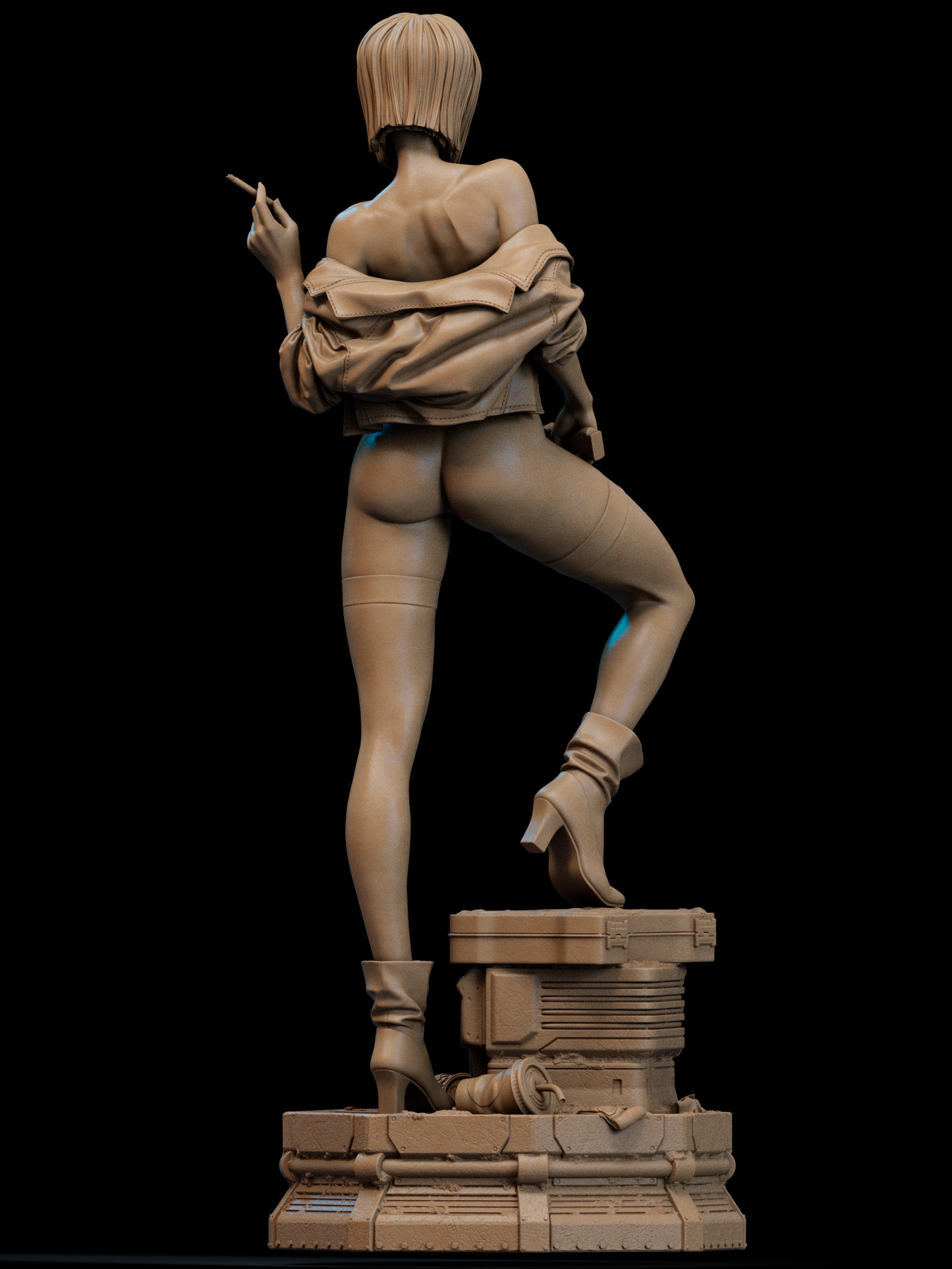Faye Valentine Statue 3D-Printed Kit