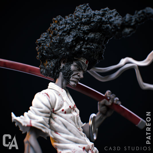 Afro Samurai Statue