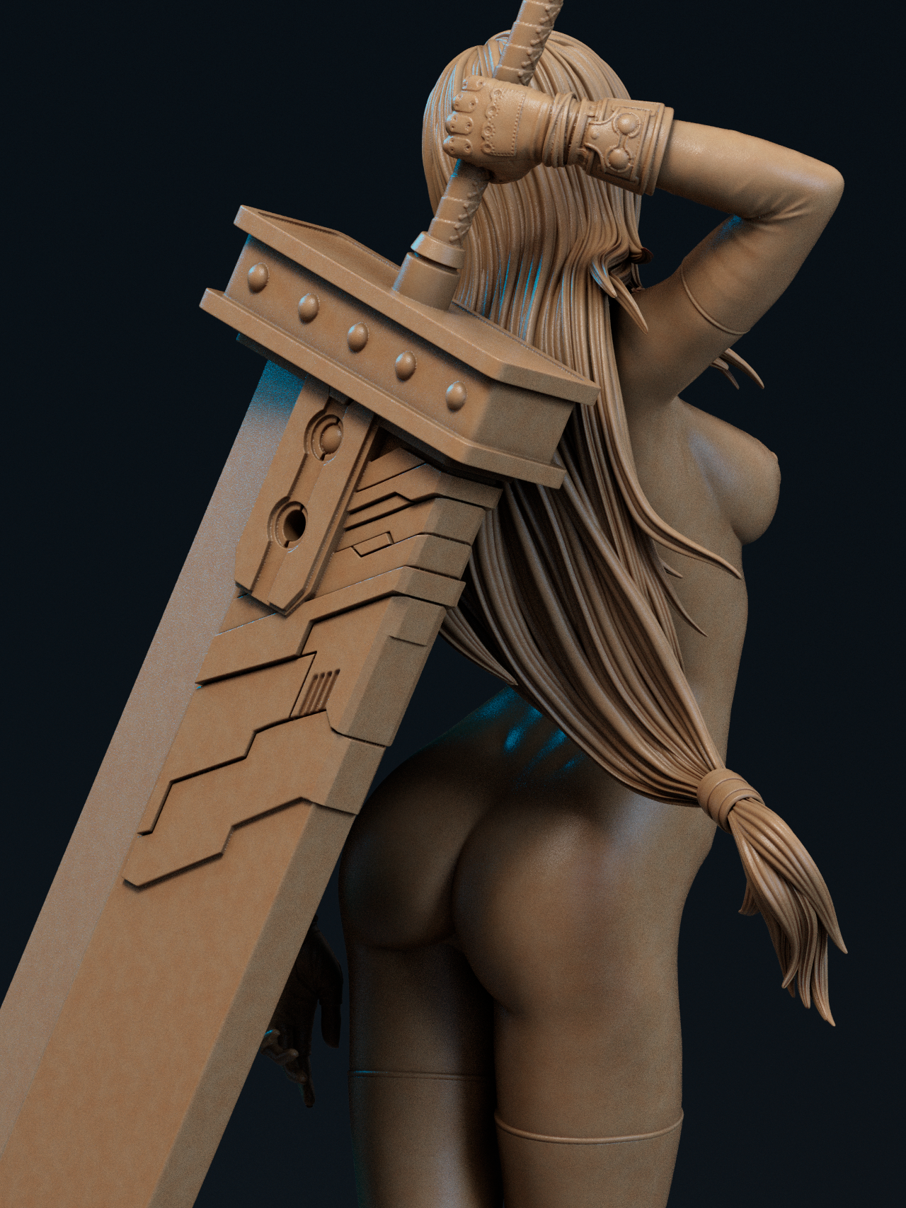 Tifa Lockhart Statue