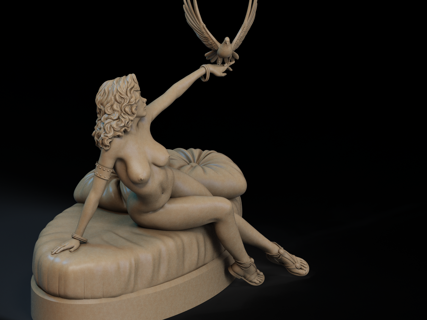 Pin-up Statue