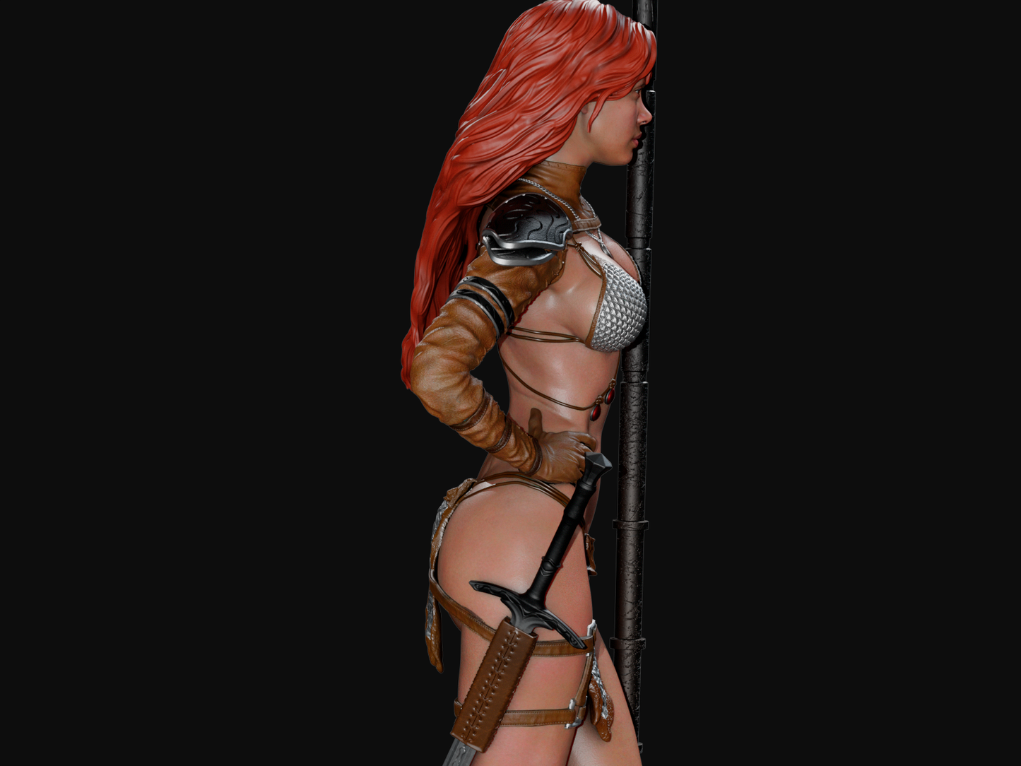 Red Sonja Statue