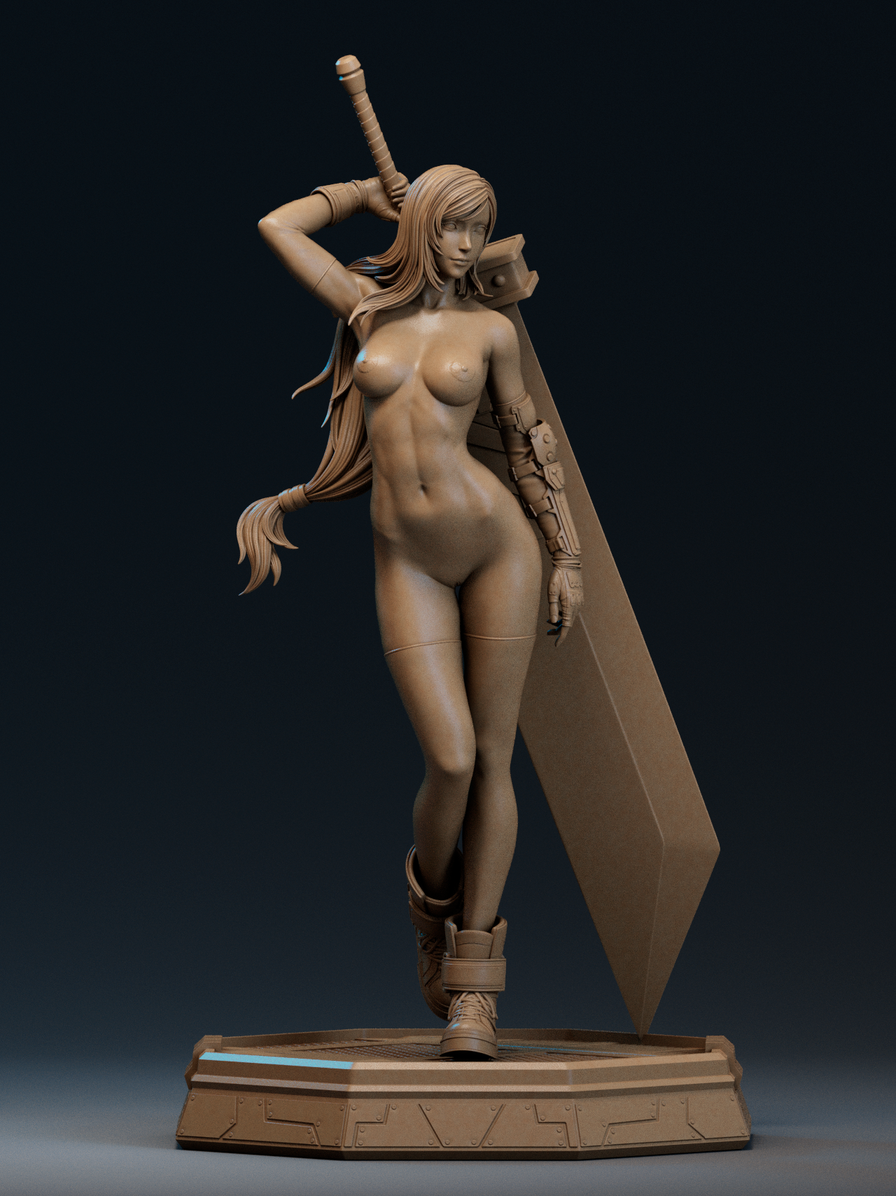 Tifa Lockhart Statue