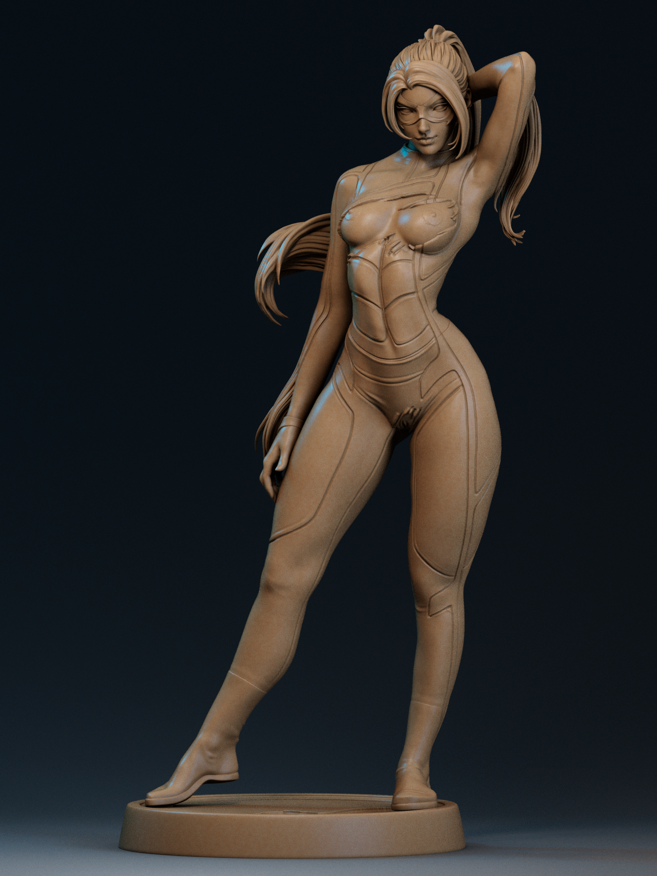 Black Cat V1 Statue