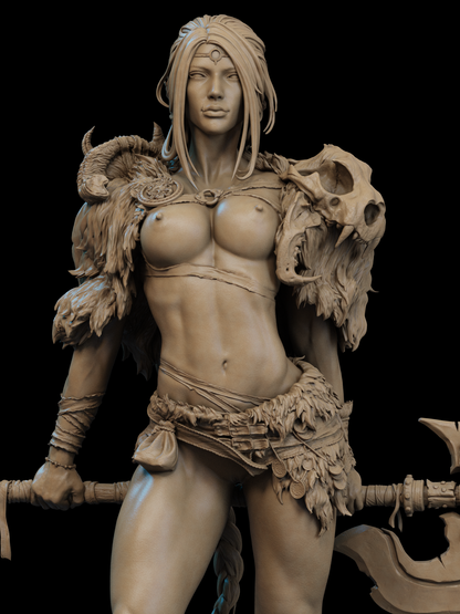 Barbarian Queen Statue