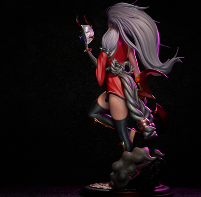 Blood Moon Diana Statue