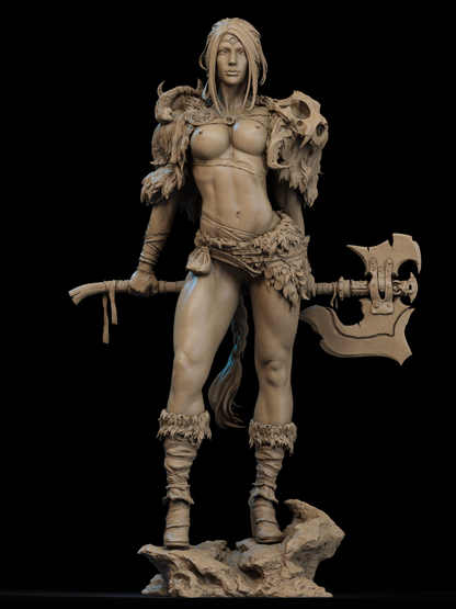 Barbarian Queen Statue
