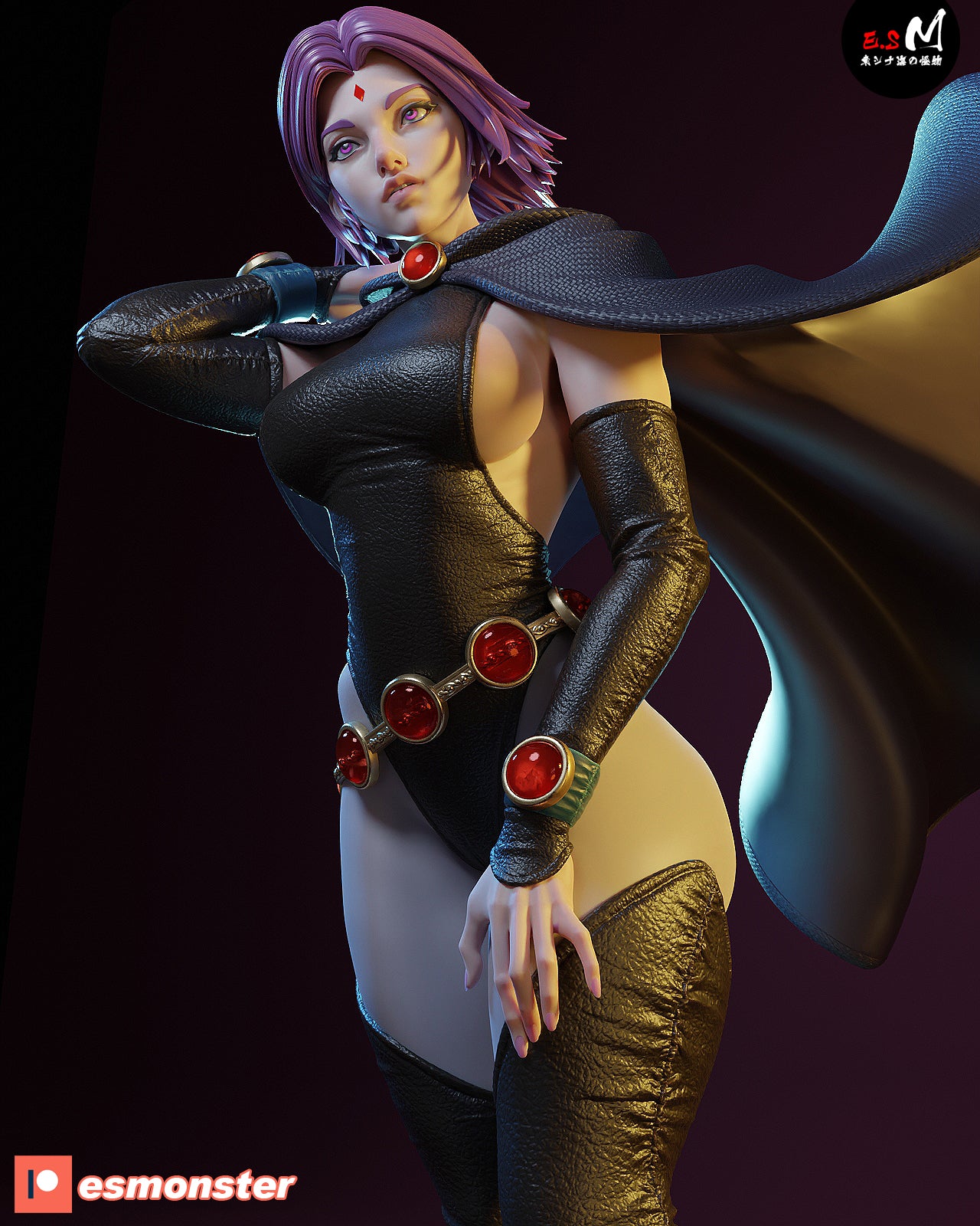 Raven Statue