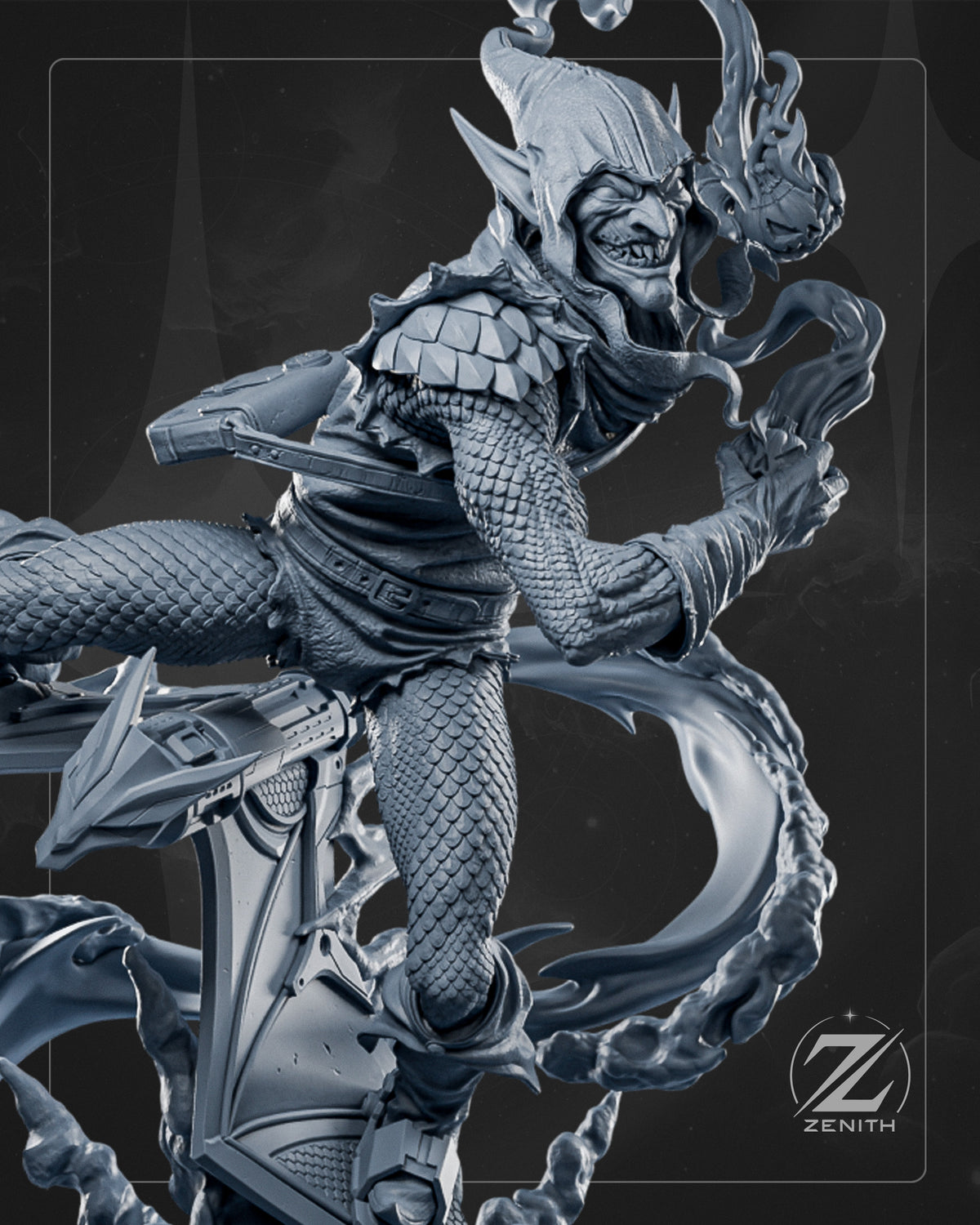 Green Goblin Statue 3D-Printed Kit
