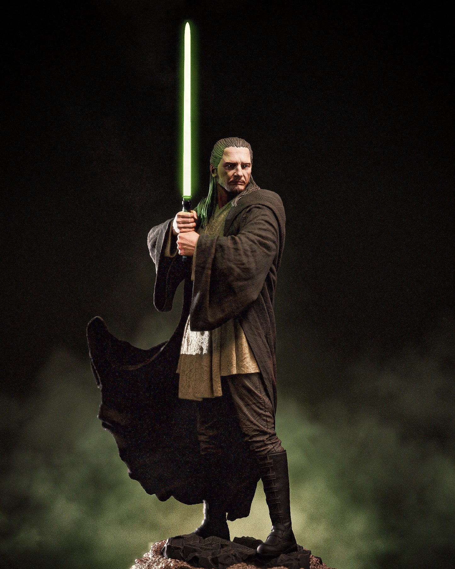 Qui Gon Jinn Statue