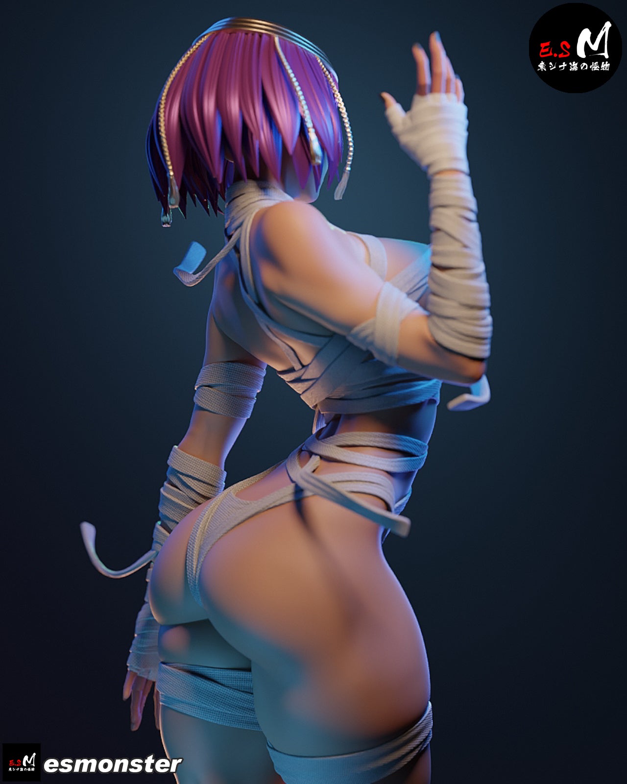 Menat Statue 3D-Printed Kit